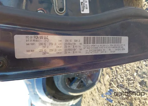 2017 Dodge Journey Crossroad Plus Awd from USA, damaged, VIN 3C4PDDGG6HT606818